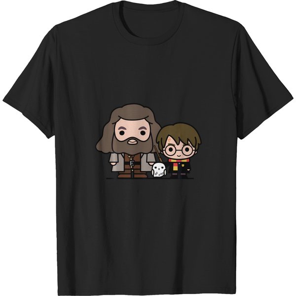 Harry Potter Hagrid Hedwig Chibi T-Shirts-image