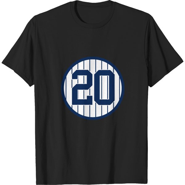 Jorge Posada 20 Jersey Number T-Shirts-image