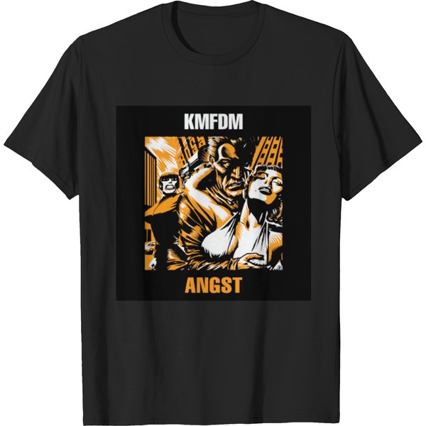 Kmfdm Angst - Kmfdm Album Cover T-Shirts-image