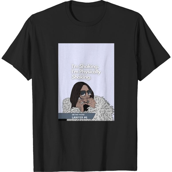 Im Physically Shaking Lisa Barlow Real Housewives Of Salt Lake City Rhoslc T-Shirts-image