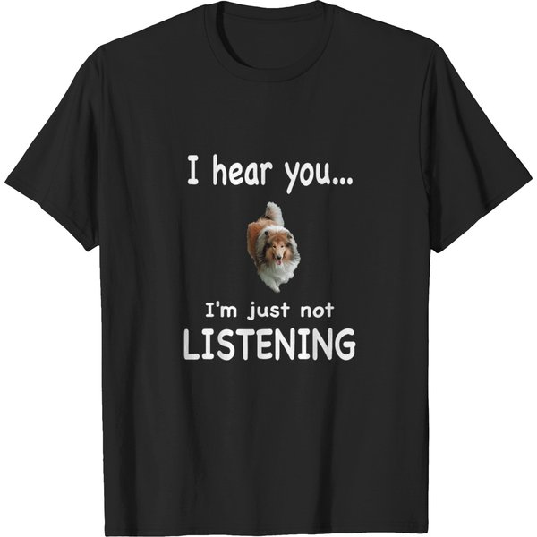 Rough Collie Dog Rough Collie T-Shirts-image