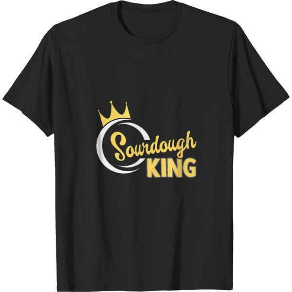 Sourdough Baker Bread Baking Funny Bakery Sourdough King T-Shirts-image