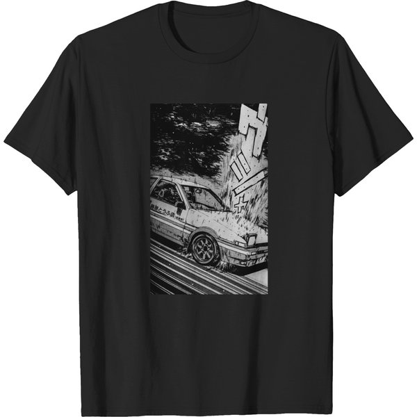 Initial D Toyota Ae86 Drifting Premium(1) T-Shirts-image
