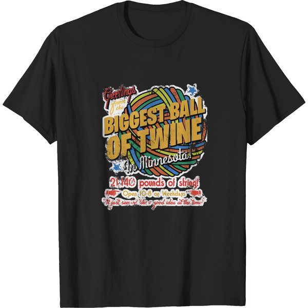 The Biggest Ball Of Twine In Minnesota T-Shirts-image