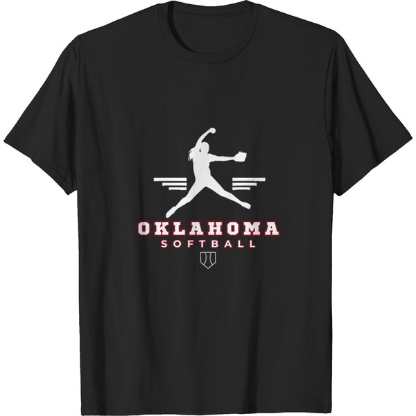 Oklahoma Sooners University Softball T-Shirts-image