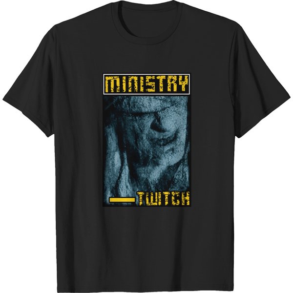 Vintage Ministry Metal Band Merchandise T-Shirt-image