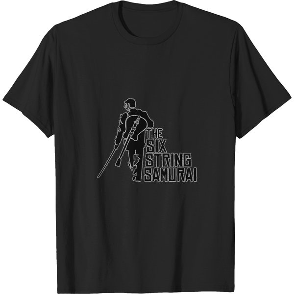 The-Six-String-Samurai-Graphic T-Shirt T-Shirts-image