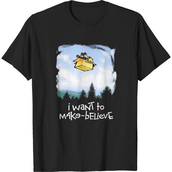 Vintage Calvin And Hobbes Cartoon T-Shirt-image
