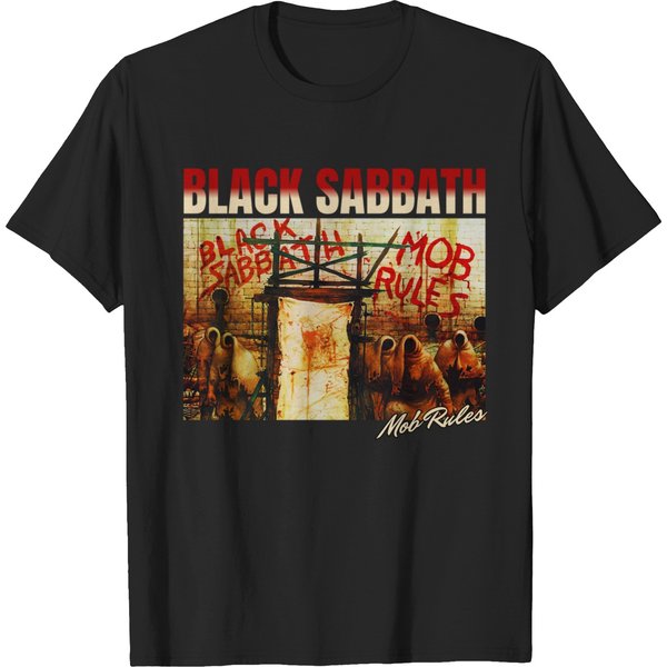 Black Sabbath Mob Rules 2002 T-Shirts-image