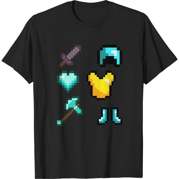 Pixel Minecraft T-Shirts-image