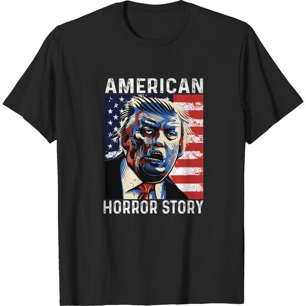 Anti Trump Horror American Story Zombie Trump Halloween T Gift For Fans T-Shirts-image