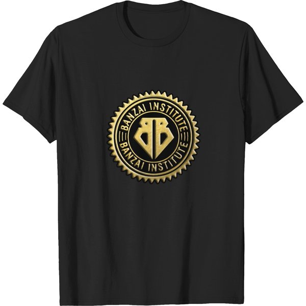 Buckaroo Banzai Institute Gear Logo Gold Seal Classic T-Shirts-image