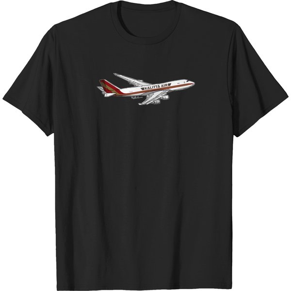 Boeing-747-Kalitta-Air-N744Ck T-Shirts-image