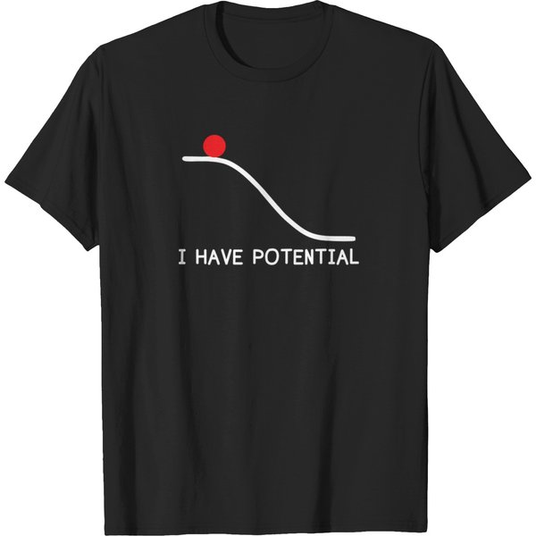 Physics I Have Potential T-Shirts-image