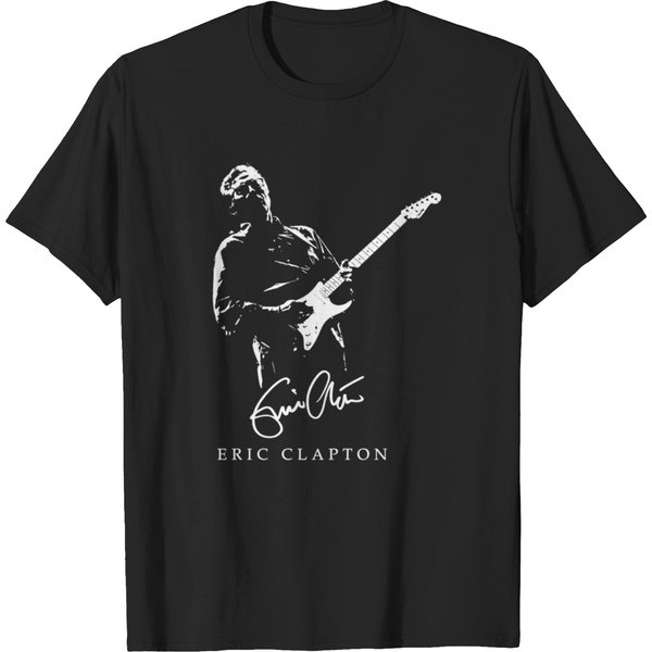 Eric Clapton - Rock-Blues-Music - Stratocaster Funny T-Shirt Essential Funny T-Shirt T-Shirts-image