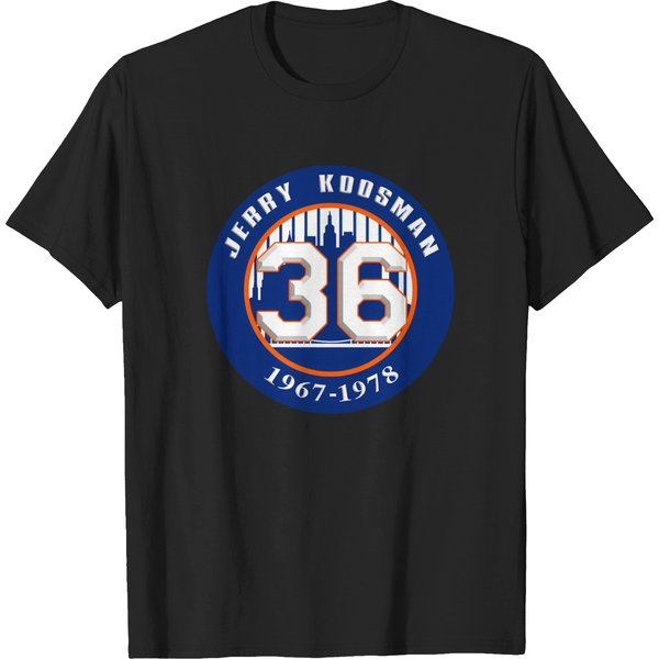 Legends Of Shea; Jerry Koosman T-Shirts-image