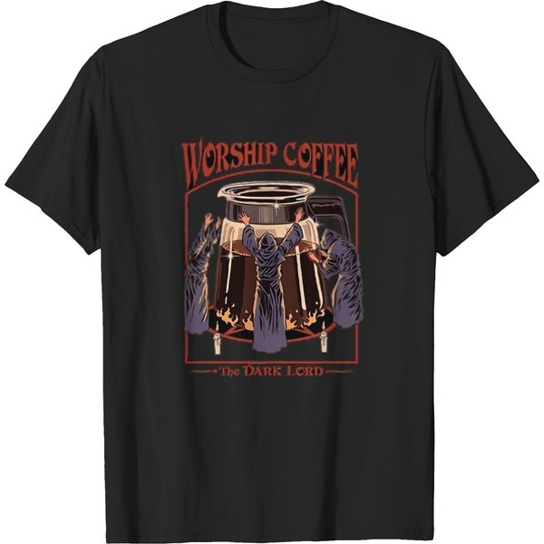 Workship Coffe The Dark Lord T-Shirt T-Shirts-image