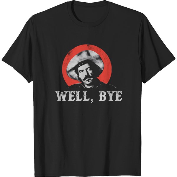 Well Bye In White Stencil T-Shirt T-Shirts-image