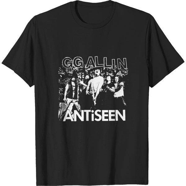 Mens Funny Gg Allin Antiseen T-Shirts-image