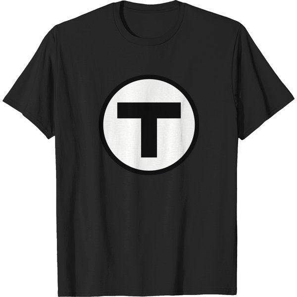 Boston T Mbta Logo T-Shirt T-Shirts-image