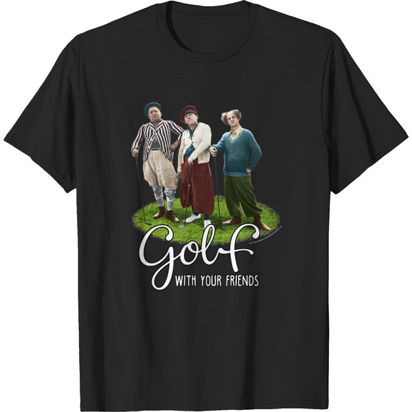 Tts The Three Stooges Golf With Your Friends T-Shirts-image