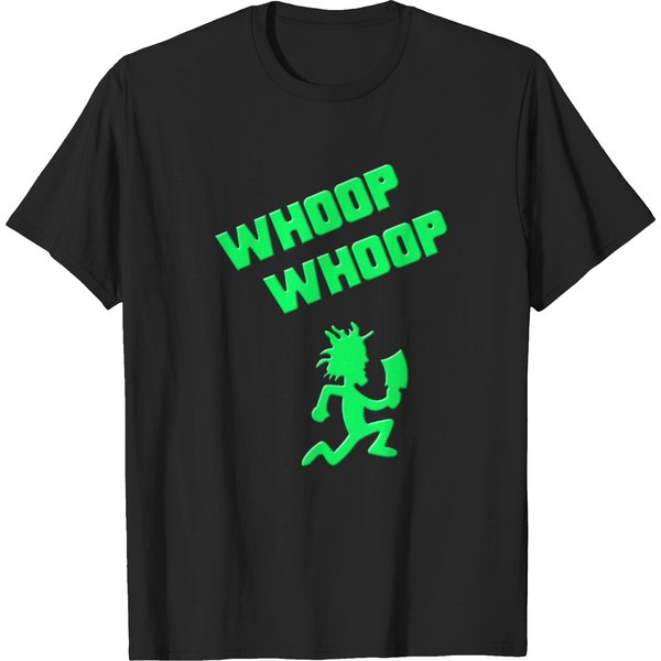 Juggalette Icp Whoop Whoop Hatchet Guy Vibrant Colors Design T-Shirts-image