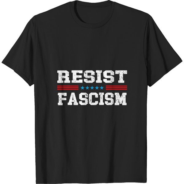 Resist Fascism Vintage T-Shirts-image