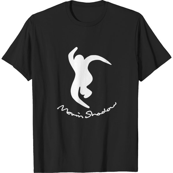 Moving Shadow Cursive Logo T-Shirt T-Shirts-image