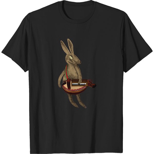 H-Is-For-Hare-Playing-The-Hurdy-Gurdy T-Shirt T-Shirts-image