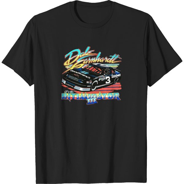 Vintage Dale Earnhardt Intimidator Racing Tour Design T-Shirt T-Shirts-image