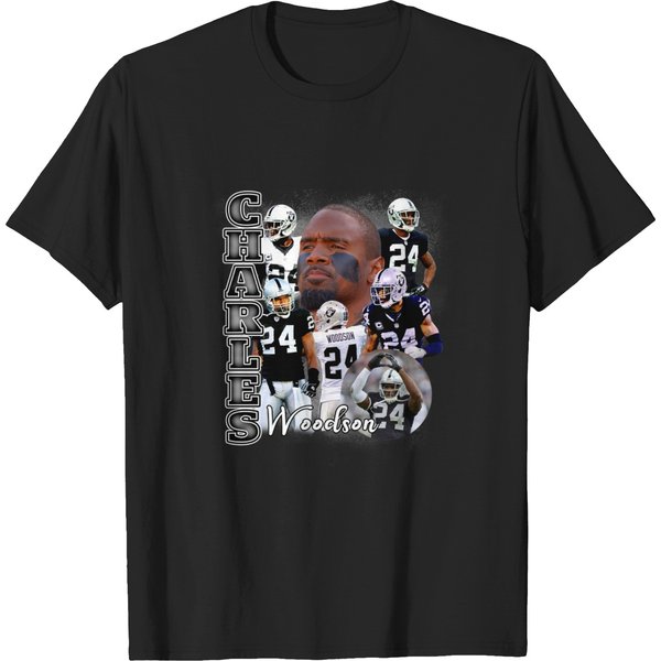 Charles Woodson Vintage 90S Graphic Style T-Shirt, Charles Woodson Shirt-image