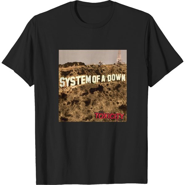 System Of Down Black Toxicity T-Shirts-image