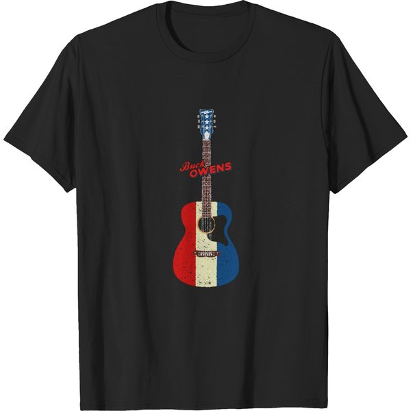 Buck Owens Harmony H169 American Guitar T-Shirts-image