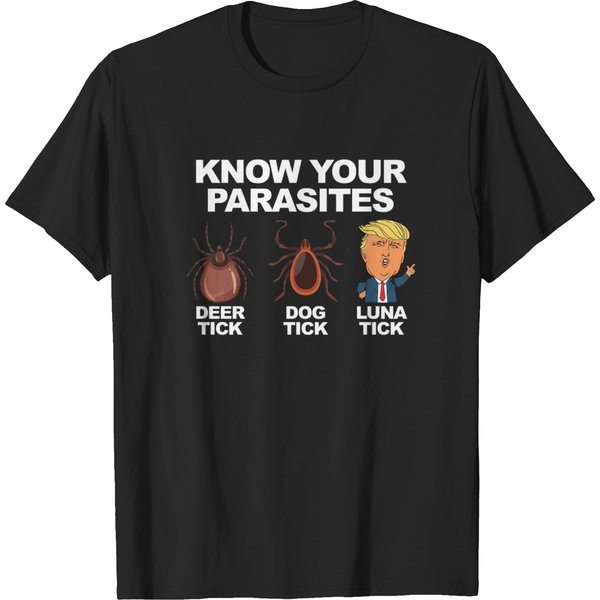 Know Your Parasites Deer & Dog Tick Anti Trump T-Shirt-image