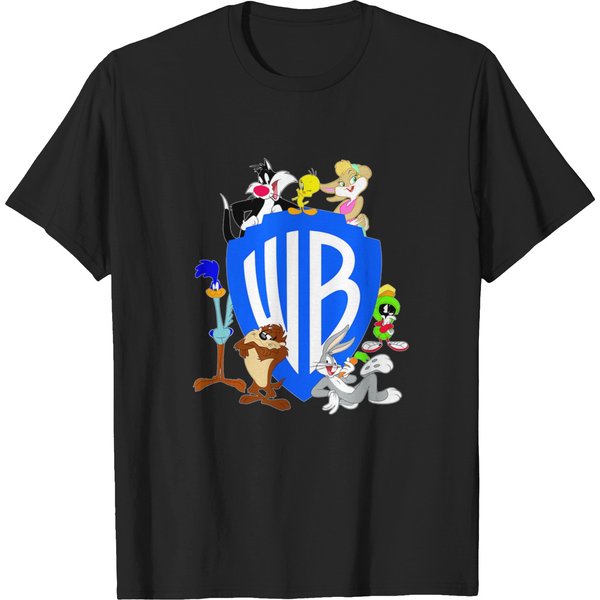 Wb100 Looney Unes Classic Warner Bros Logo Shir T-Shirts-image