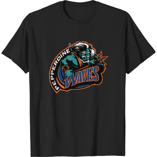 Pepperdine University Waves Logo T-Shirts-image