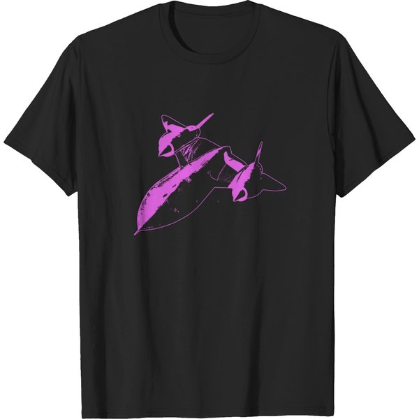 Lockheed Sr-71 Blackbird - Pink T-Shirts-image