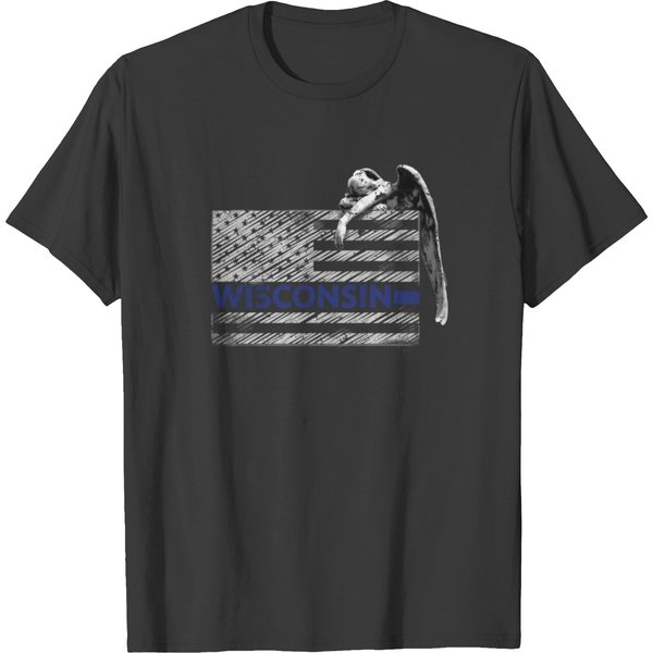 Wisconsin Police State Police Guardian Angel T Shirts-image