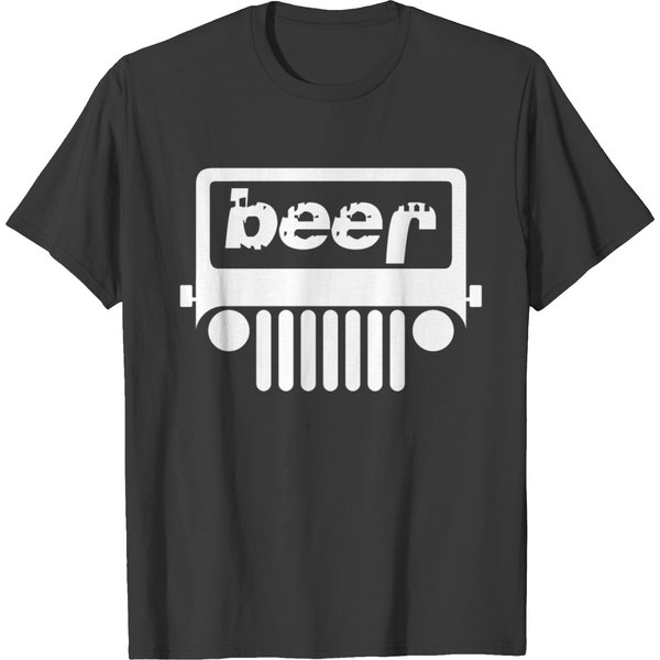 Adult Beer Jeep T Shirts Design Funny Drinking-image
