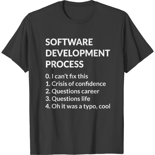Software Development Process T Shirts-image
