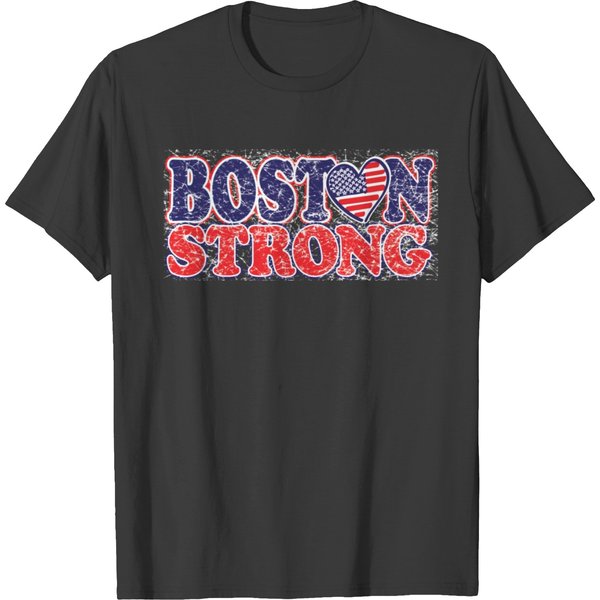 Boston Strong Distressed T Shirts-image