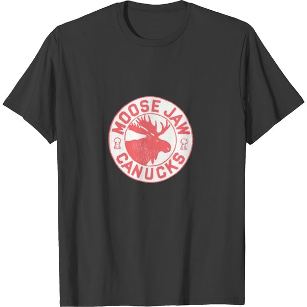 Moose Jaw Canucks Vintage Hockey Logo T Shirts-image
