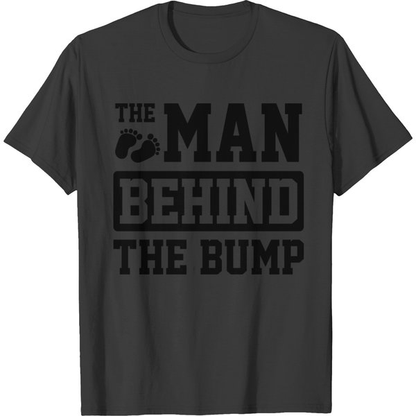 Pregnancy The Man Behind The Bump Mother To Be Par T Shirts-image