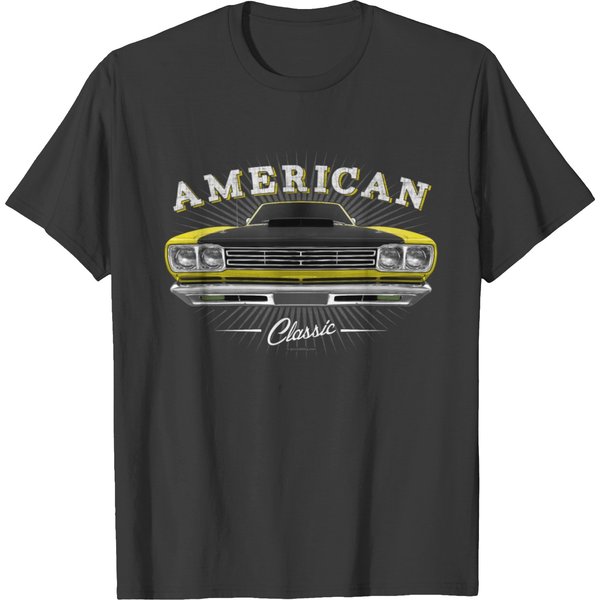 1969 Plymouth Roadrunner Classic Yellow T Shirts-image