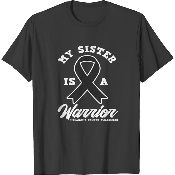 Sister Warrior Melanoma Skin Cancer Awareness T Shirts-image