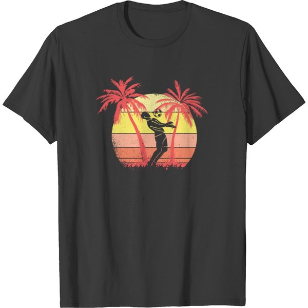 Soccer Player Summer Sunset 80S Summer Sunset 80S T Shirts-image