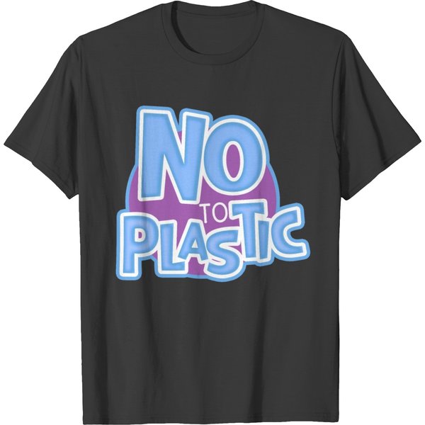 No To Plastic T Shirts-image