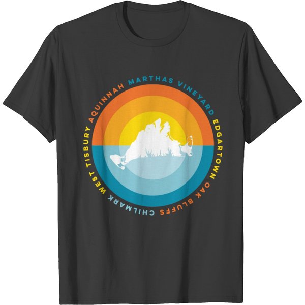 Martha's Vineyard Edgartown Oak Bluffs Sunset T Shirts-image