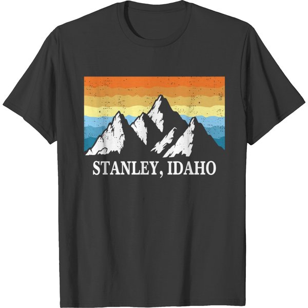 Vintage Stanley Idaho Mountain Hiking Souvenir Pri T Shirts-image