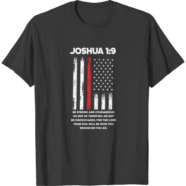 Joshua 1:9 Jesus Christ Christian Gift T Shirts-image